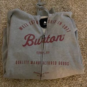 Burton Zip Up Sweatshirt